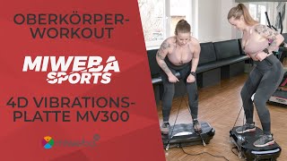 Oberkörper Workout 🤸 - Vibrationsplatte MV300 4D - Squattwins | Miweba [Deutsch]