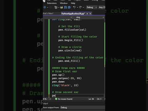 Draw Pandas Using Python Python Programming Shorts Viralshorts