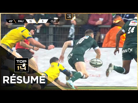 TOP 14 Saison 2023-2024 J10 - Résumé Section Paloise - ASM Clermont