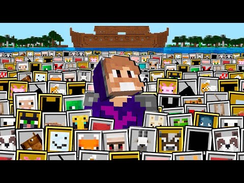 I TRAPPED ALL ANIMALS IN A ZOO IN MINECRAFT