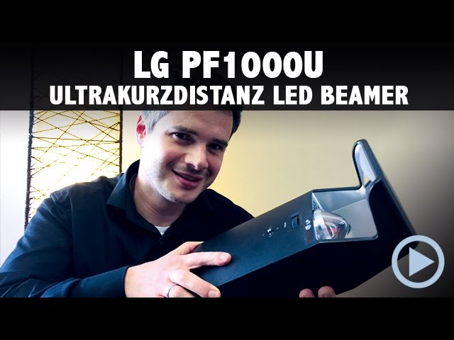 LG PF1000U Minibeam LED Beamer Kurzdistanz im Test / Vorstellung deutsch, german