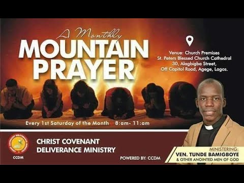 MOUNTAIN PRAYER - NIWAJU AWON OTA MI - 1ST MAY 2021 | VEN TUNDE BAMIGBOYE