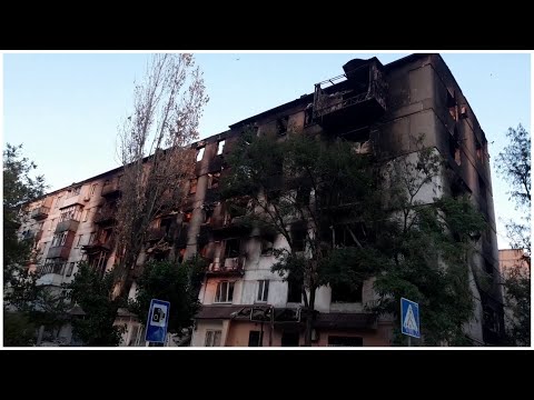 Северодонецк по улицам города / Июль 2022 / Старые районы (ул. Гагарина 2).