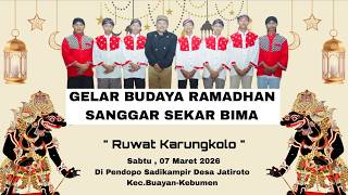 Download lagu GELAR BUDAYA RAMADHAN SANGGAR SEKARBIMA PAGELARAN WAYANG KULIT LAKON RUWAT KARUNGKOLO mp3