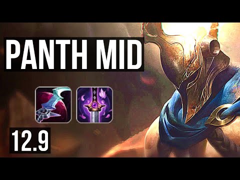 PANTH vs SYNDRA (MID) | 4.4M mastery, 900+ games, 3/2/8 | KR Diamond | 12.9