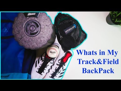 What's in My Track & Field Backpack!!!