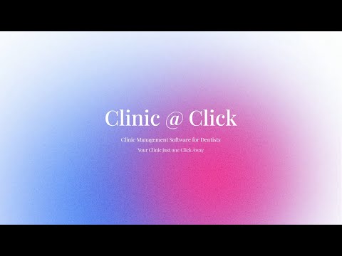 Clinic@Click-Clinic Management