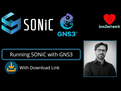 How to run vSONiC on GNS3