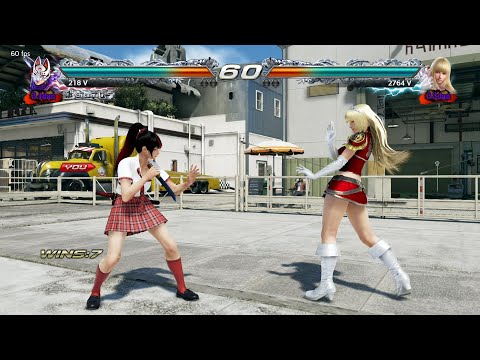 L7 46_4 Kunimitsu vs Lili Red Ryona - Tekken 7 ( Anakin x24 ) Gameplay PC Gtx 1070 Ti 8GB