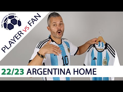 Argentina Home Jersey Qatar 2022 – Player Version Vs Fan Version