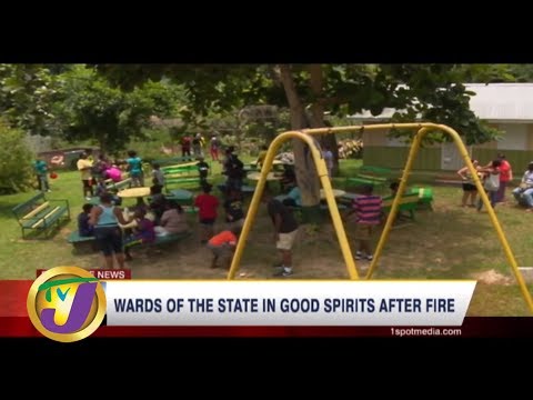 TVJ News: Wards of the State in Good Spirits After Fire - August 12 2019