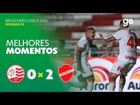 Gols e melhores lances de Náutico x Vila Nova-GO