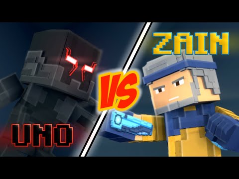 ManDayat - Uno VS Agent Zain [Ejen Ali MINECRAFT Fanmade Animation Parody] [4K]  (with Behind The Scenes)