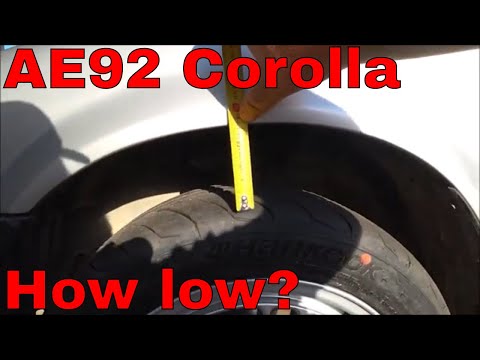 AE92 Toyota Corolla - Selecting Lowering Coil Over Springs