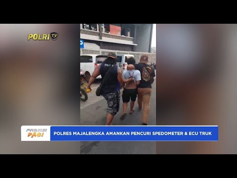 POLRES MAJALENGKA AMANKAN PENCURI SPEDOMETER TRUK