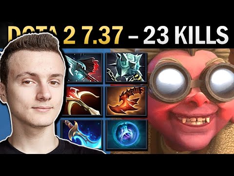 Snapfire Gameplay Miracle with 23 Kills and Daedalus - Dota 2 7.37