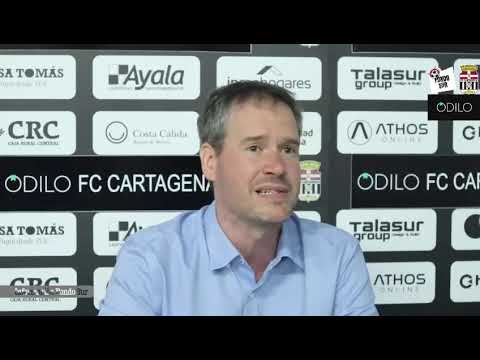 Rueda de prensa Odilo FC Cartagena CB Vs Zornotza