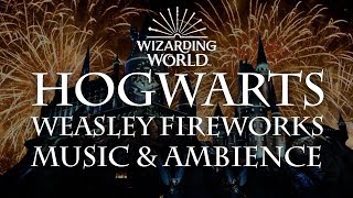 Hogwarts Fireworks | Harry Potter Music and Ambience