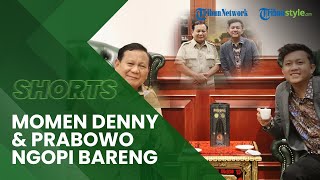 Momen Denny Caknan Bertemu Prabowo Subianto, Ngopi Bareng di Kantor Menhan