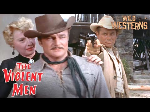 Most Exciting Moments Of The Violent Men (ft. Glenn Ford) | Wild Westerns