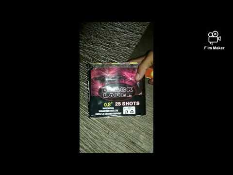 BLACK LABEL 25 SHOTS 0.8” GE 1507