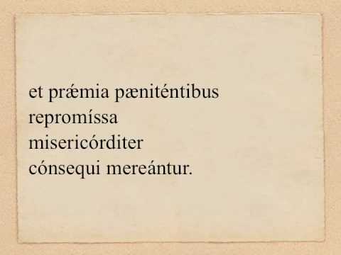 Feria IV Cinerum - Oratio super populum