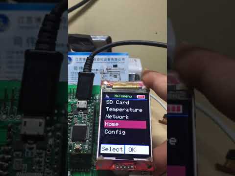 TFT Lcd menu teensy