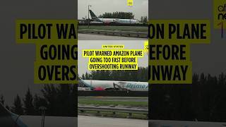 Amazon cargo plane overshoots Miami runway, killing 5; pilot warned of excessive speed