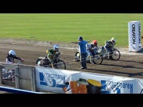 Wyścig 20 turnieju IV rundy MDMP na żużlu w Lesznie (05.08.2015)