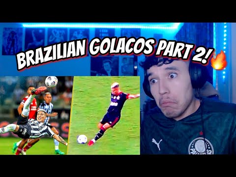 REACTING to 50 CRAZY Goals in Brazilian Football 2021 🔥 Part 2