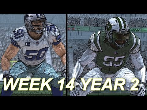MADDEN 15 JETS CONNECTED FRANCHISE SEASON 2 WEEK 14 VS COWBOYS
