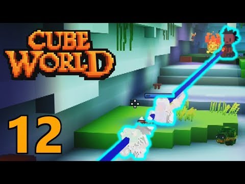 [12] Rushing Into The Dungeon!!! Wizard Bosses HURT! (Cube World Gameplay)