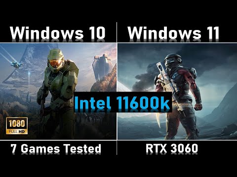 Windows 11 Benchmark intel i5 11600K With RTX 3060