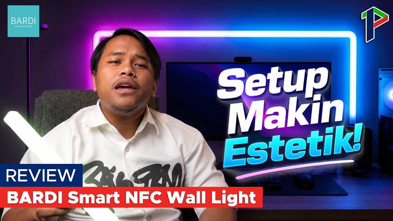 Bikin Setup Makin Estetik - BARDI X Shopee Smart NFC Wall Light | Review Indonesia