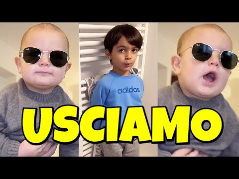 Rosa Perrotta riprende Achille con gli occhiali da sole vuole uscire e Ethan parla è stanco