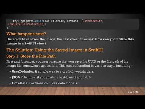 How to Use a Converted jpgData Image in SwiftUI