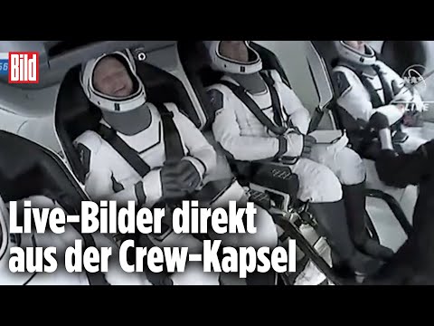 Start der SpaceX-Rakete: Astronaut Matthias Maurer endlich im All