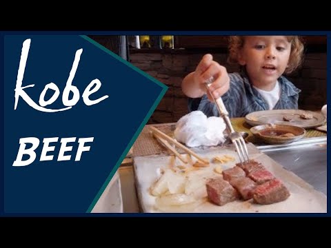 Kids Try $200 A5 Kobe Beef Steak in Kobe, Japan