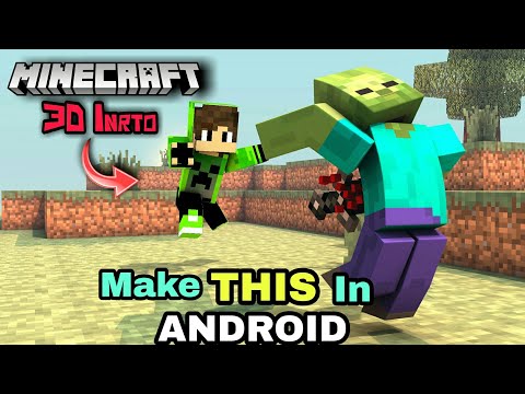 Very Easy Way To Make Minecraft 3D Intro In Android | MINER CRAFTS