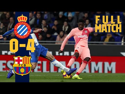 FULL MATCH: Espanyol 0 - 4 Barça (2018) Relive the goal-fest in the derby!!
