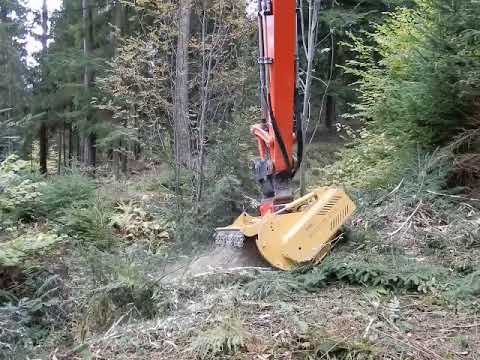 Seppi MINI BMS 105 auf Kubota KX-80Alpha