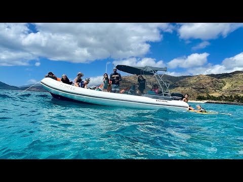 My Boat’s First Time Out To Sea In Hawaii - Zodiac Medline 6.8 RIB Boat