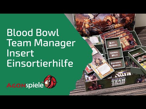 Blood Bowl Team Manager Insert Einsortierhilfe
