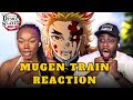 SADDEST MOVIE EVER ANIME HATER Girlfriend First Time Watching DEMON SLAYER THE MOVIE MUGEN TRAIN