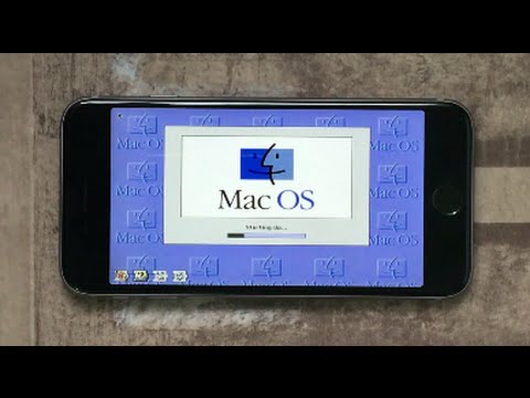 Mac OS 8 on iPhone 6S (iOS 9.2.1)