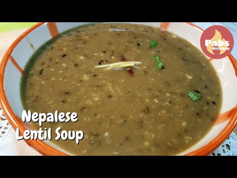 Simple & Savory Nepalese Lentil Soup 🌿 | Traditional Dal Bhat Recipe Made Easy - Pabs Kitchen