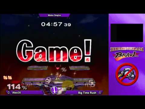 Birmingham Brawl 6 Melee Singles - Alex16 (Fox) vs. Big Time Rush (Peach)
