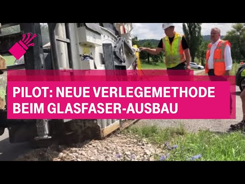Glasfaser-Ausbau noch schneller mit dieser neuen Verlegemethode