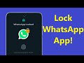 How to Lock WhatsApp without Installing Any App whatsapp lock 2023!! - Howtosolveit