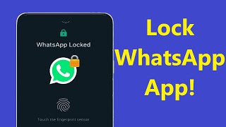 How to Lock WhatsApp without Installing Any App whatsapp lock 2023!! - Howtosolveit